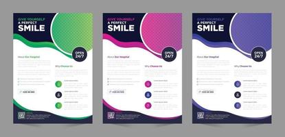 Medical Flyer Template vector design Layout template in A4 size