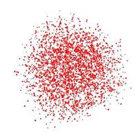 puntos rojos abstractos sobre fondo blanco vector