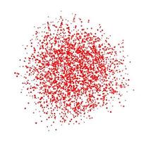 Abstract red dots on white background vector