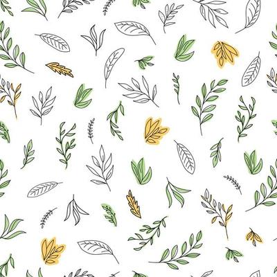 Simple hand-painted line art vector illustration with leaves. The seamless natural pattern for wallpaper, wrapping paper, surface design. 2409924 Vector Art at Vecteezy Simple Hand-Painted Line Art Vector Illustration With Leaves. The Seamless Natural Pattern For Wallpaper, Wrapping Paper, Surface Design. 2409924 Vector Art At Vecteezy