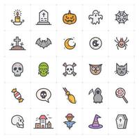 Halloween Line with Color icon