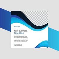 Business poster banner template layout design vector