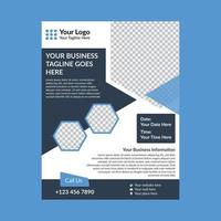 Business flyer print template Layout Pro Vector