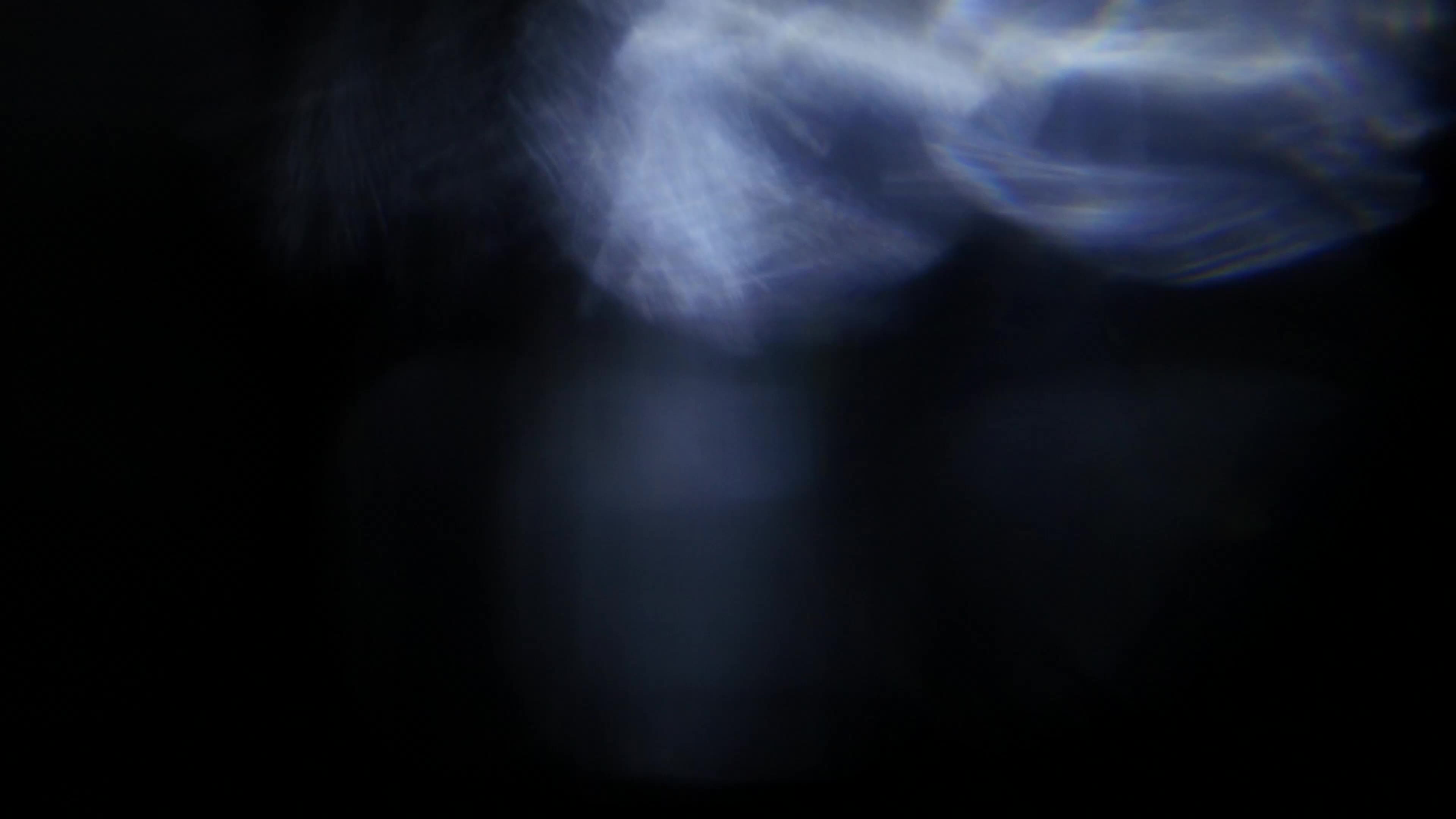 Silvery Blue and Subtle Feathered Bokeh Flicker 2410974 Stock Video at