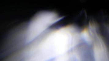 luz bokeh blanca iridiscente de pantalla completa video