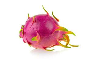 Dragon fruit isolated on white background photo