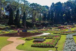 jardín botánico en doi tung, chiang rai, tailandia foto