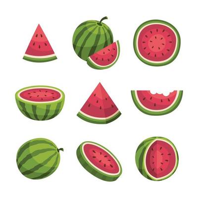 Set of Watermelon Slice
