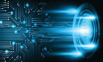 Fondo de concepto de tecnología futura de circuito cibernético