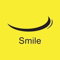 Smile emote Vector Template Design