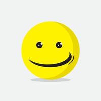 Smile emote Vector Template Design