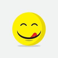 Smile emote Vector Template Design