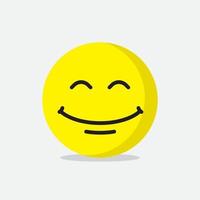 Smile emote Vector Template Design