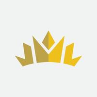 Crown Concept Logo Design Template vector