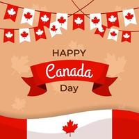 Canada Day Background Concept vector