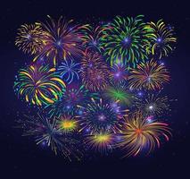 Firework and crackers vector