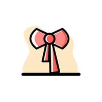 Ribbon Conceptual Vector Icon Design Illustration