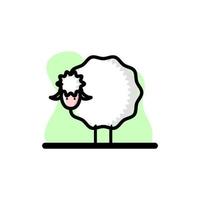 Sheep Conceptual Vector Character Illustration Design