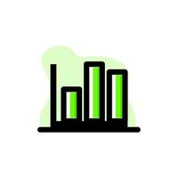 Column Graph Tool Conceptual Vector Illustration Icon Design