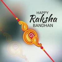 Vector illustration of a Background for Happy Raksha Bandhan Indian festival of sisters and brothers