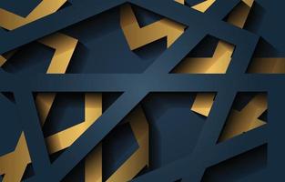 Abstract luxurious background with golden color vector