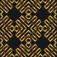 Golden Luxurious Seamless Pattern vector