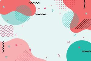 Abstract background with geometric illustration vector