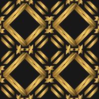 Golden Luxurious Seamless Pattern vector