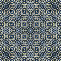 ornamento islámico de patrones sin fisuras vector