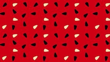 Red Watermelon Seamless Pattern 4k Motion Design Animation video