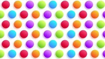 gradient realistic colorful dot Minimal Motion art seamless pattern 4k motion design animation Abstract 3d render background Loopable sequence video