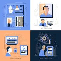 Identification Technologies Design Concept Vector Illustration