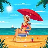 Travel Agency Cartoon Poster Vector Illustration