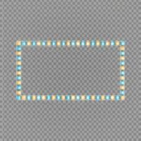 LED stripes with  line on background vector