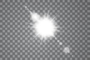Vector sunlight special lens flare light effect