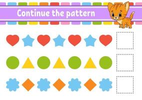 Continue the pattern vector