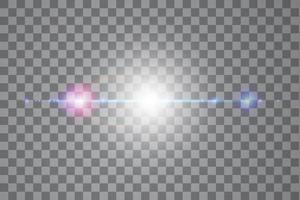 Vector sunlight special lens flare light effect