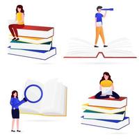 Various kinds of illustration of knowledge vector