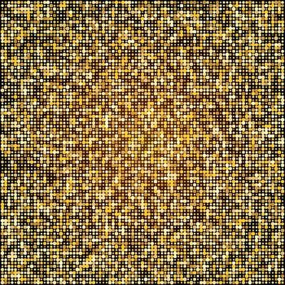 Abstract golden halftone pattern Gold polka dot