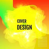 Abstract gradient background with trend colors Vector