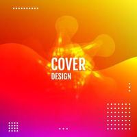 Abstract gradient background with trend colors Vector
