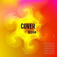 Abstract gradient background with trend colors Vector