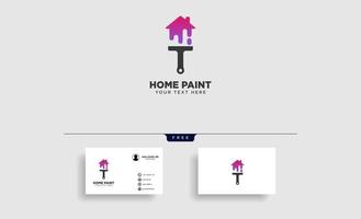 paint brush colorful logo template vector icon element  vector