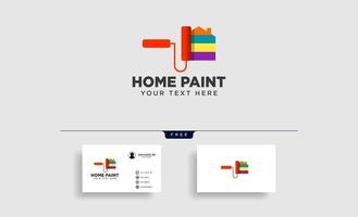 paint brush colorful logo template vector icon element vector