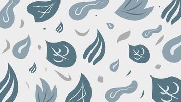 Nature wallpaper seamless pattern background vector