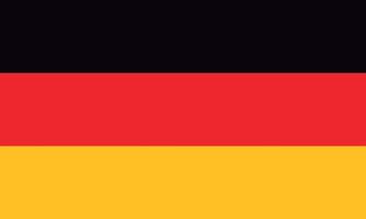 ilustración vectorial de la bandera de alemania vector