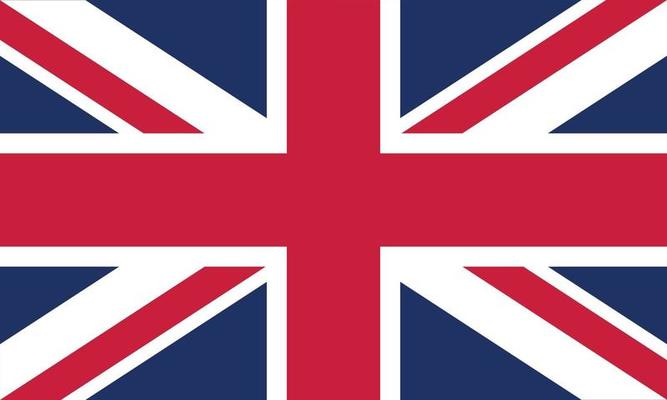 Vector illustration of the United Kingdom flag