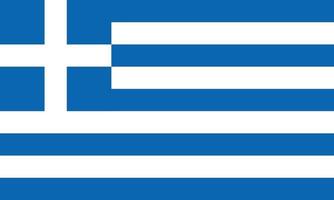 ilustración vectorial de la bandera de grecia vector