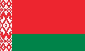 Vectorial illustration of the Belarus flag vector