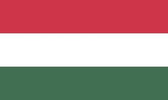 Vector illustration of the Hungarian flag